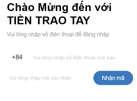 H5 Tiền Trao Tay